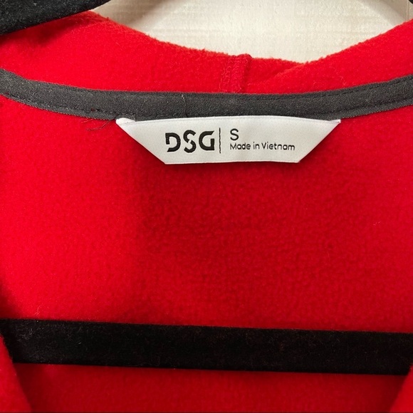 NWT DSG Men’s Everyday Performance Fleece 1/2 Zip Hoodie Pullover Red Size S - Picture 10 of 10
